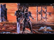 Soul Edge Nauplius with Nightmare costume DLC in Soulcalibur IV.