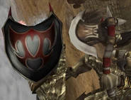 The Grudge Ax & Aya Shield being wielded by the generic grey lizardman enemies in Soulcalibur Legends