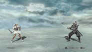 Pyrrha's Floor Sweeper in Soulcalibur V.