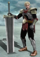 Kristos' 1P outfit. With Weapon.
