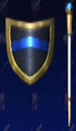 Blue Crystal Rod and Blue Line Shield