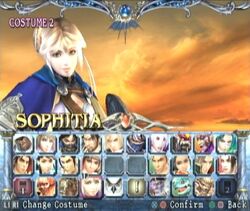 soul calibur 3 characters list