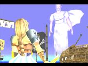 Hephaestus appears to Sophitia in her Soul Edge ending