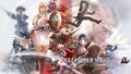 A poster of Amy and other fighters from Soulcalibur: Broken Destiny