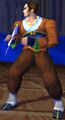 Player 1 costume (variation A) in the PAL version