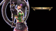 Player 2 Tira wielding the Eiserne Drossel (2P) in Soulcalibur IV
