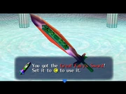 The Great Fairy's Sword as it appears in 𝘛𝘩𝘦 𝘓𝘦𝘨𝘦𝘯𝘥 𝘰𝘧 𝘡𝘦𝘭𝘥𝘢: 𝘔𝘢𝘫𝘰𝘳𝘢'𝘴 𝘔𝘢𝘴𝘬.