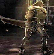 Siegfried wielding the Requiem in Soulcalibur V