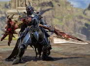 Nightmare wielding the Soul Edge in Soulcalibur VI