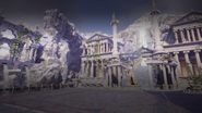 Shrine of Eurydice: Cloud Sanctuary VS Background