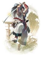 Haohmaru's official artwork.