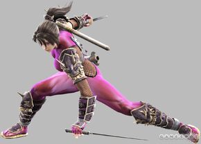 Taki tal como aparece en Soul Calibur Broken Destiny