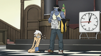 Soul Eater Episode 14 - Sid strips Soul