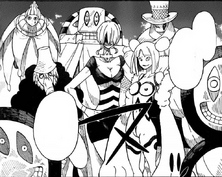 Kaguya et les clowns qu'elle a invoqué