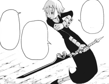Chapter 24 - Crona wielding Ragarnok in the the Black Sword form