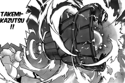 Kaguya utilise le bambouzooka