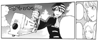 Soul Eater Chapter 95 - Liz and Patty impressed with Kid's command over Madness