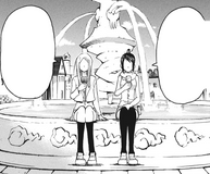 Liz and Tsubaki enjoy ice cream together