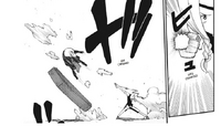 's punch knocks back 