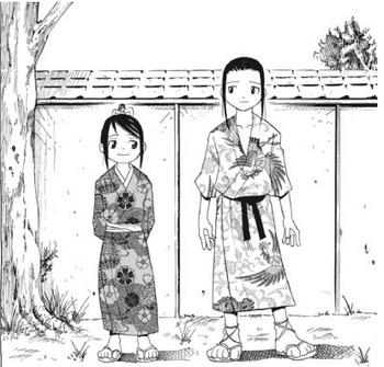 Masamune and Tsubaki as kids