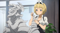 Soul Eater NOT Episode 7 HD - Patty makes a napkin dragon