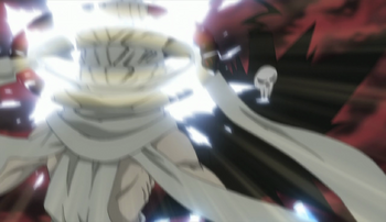 Soul Eater Episode 24 - Death hits Asura with Shinigami Chop