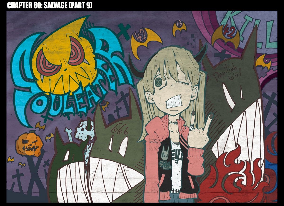 Soul Eater: Chapter 79 color illustration.  Anime soul, Soul eater manga, Soul  eater kid