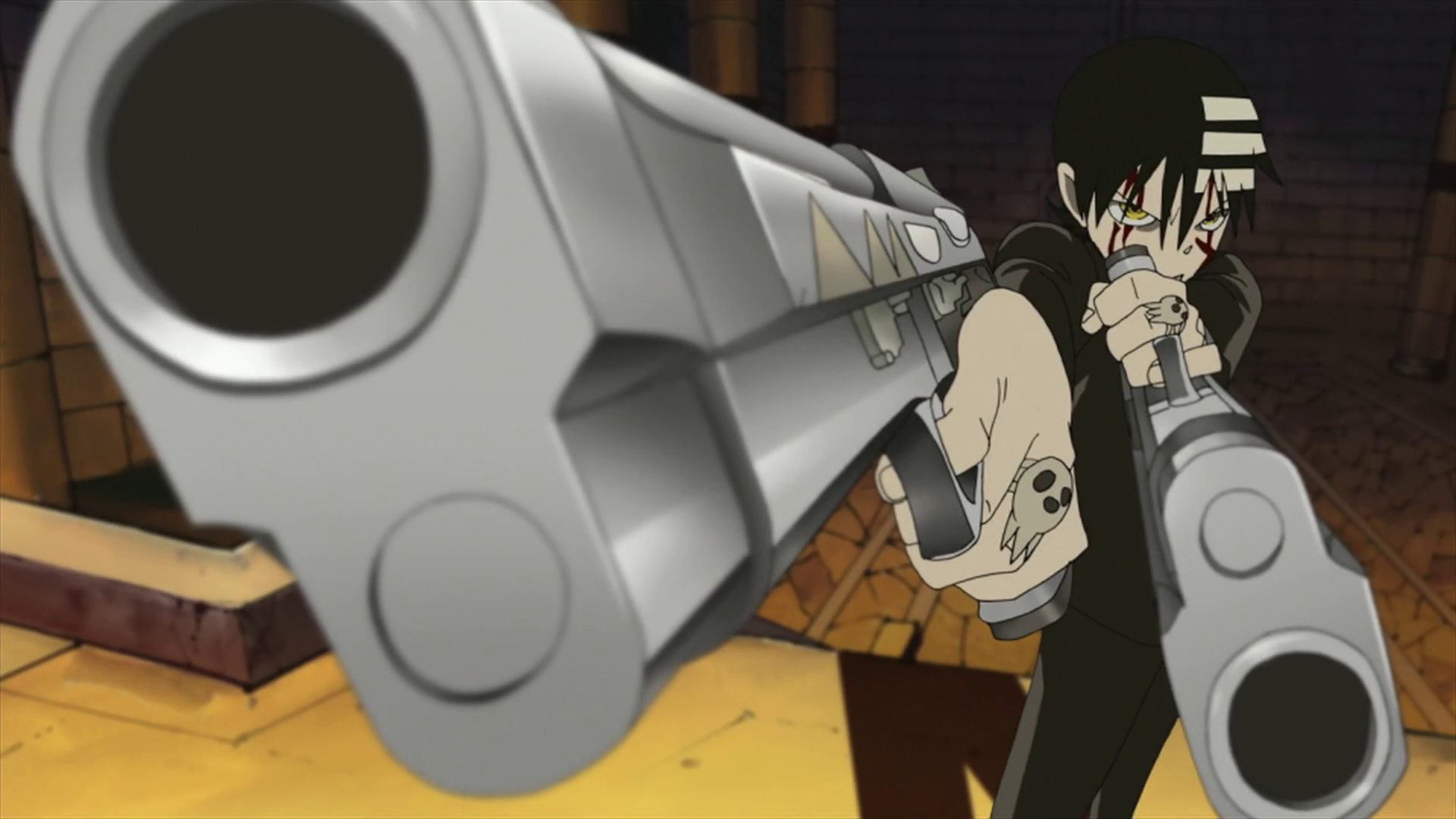 soul eater death the kid guns