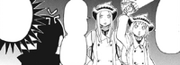 Soul Eater Chapter 47 - Kid annoyed Liz and Patty identify his lie