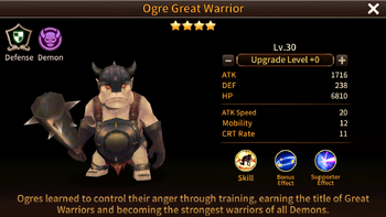 Ogre Great Warrior