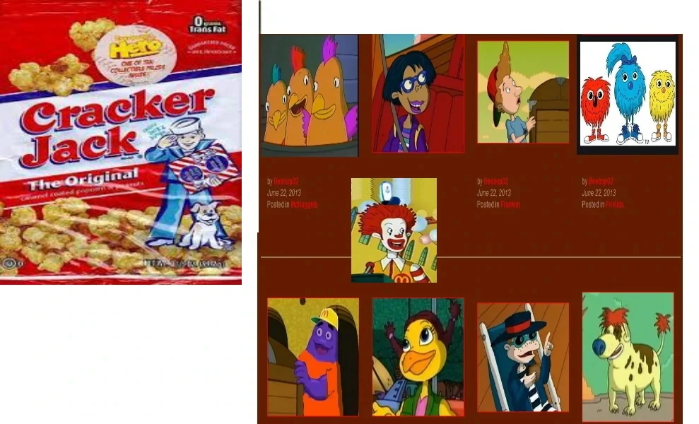 Cracker jack commercial Sound effects fanon Wiki Fandom