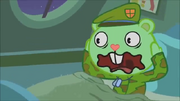 Flippy screaming in bed