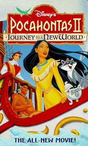 Pocahontas 2 Journey to a New World VHS Cover