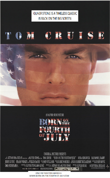 Born On The Fouth Of July 1998 Re-Release Poster V2