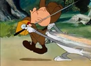 Looney Tunes and Merrie Melodies Sound Ideas, CARTOON, FLUTE - QUICK FLUTE RUN DOWN AND MUSICAL ACCENT, MUSIC 01 in "The Big Snooze" (end part only)