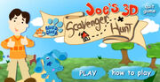 Blue's Clues Joe's 3D Scavenger Hunt