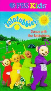 Teletubbies Dance with the Teletubbies VHS Cover