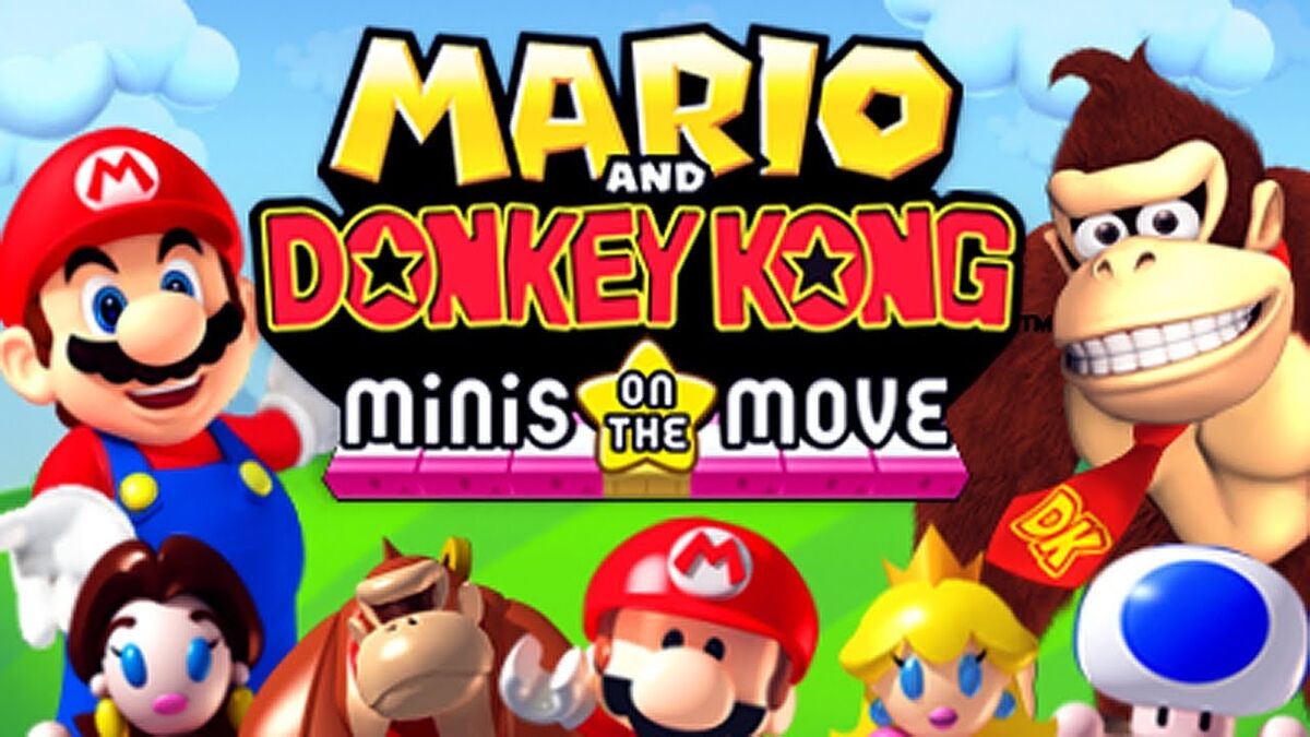Mario and donkey kong minis on the move cia shop