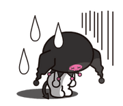 Kuromi sad down