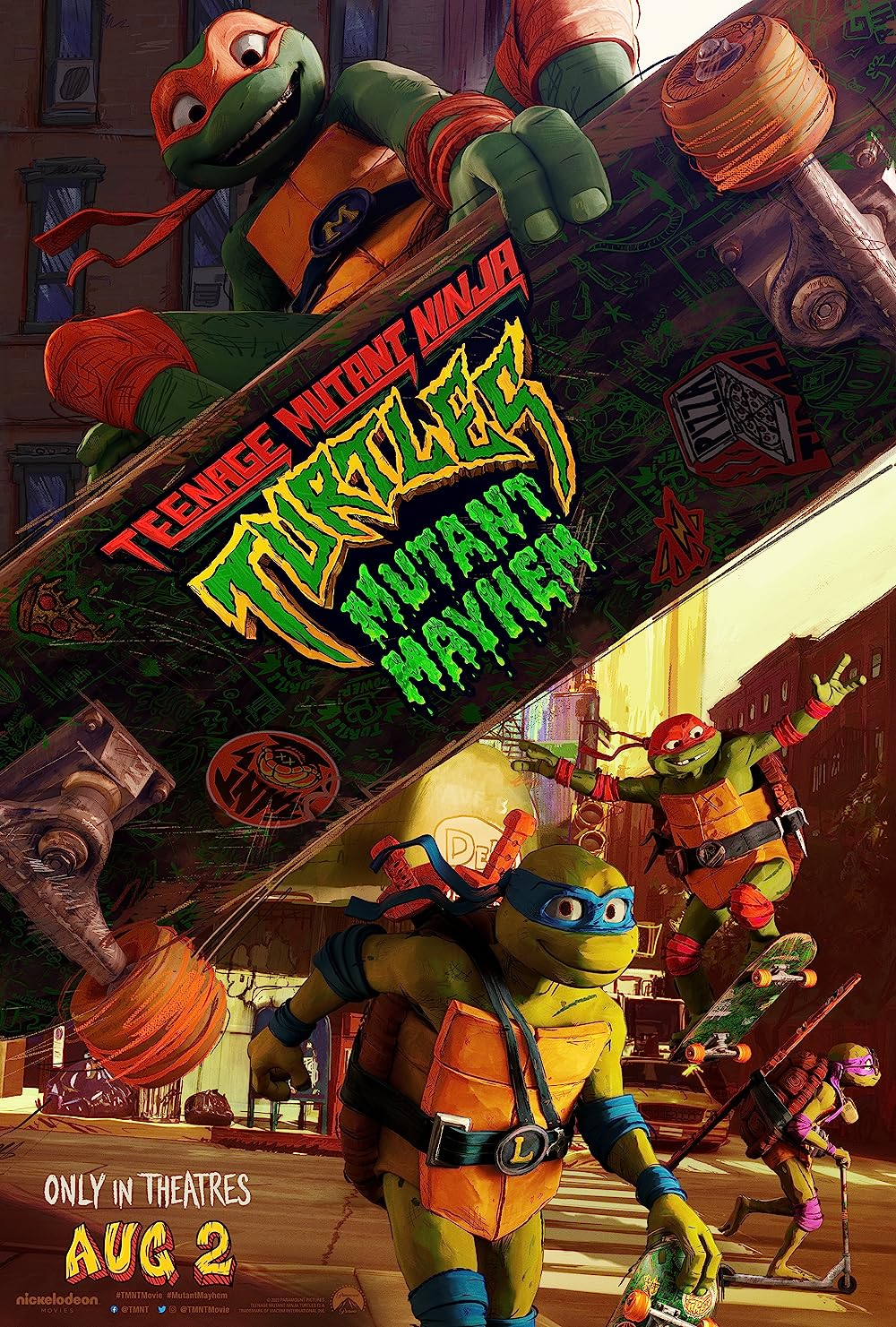 Come out the shell to watch “Teenage Mutant Ninja Turtles: Mutant Mayhem”