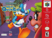 Donald duck goin' quackers n64 box art