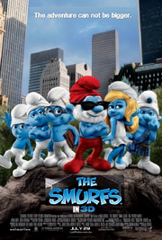 The smurfs 2011 poster