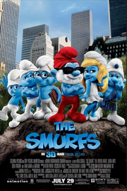 The smurfs 2011 poster