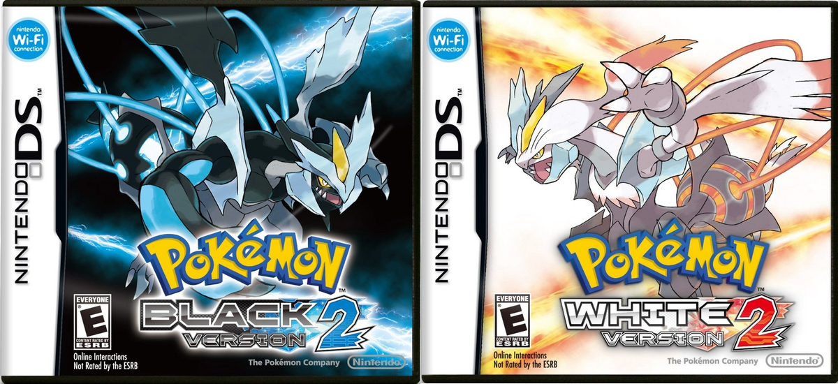 pokemon black 2 vs white 2  Black pokemon, Pokemon, Awesome