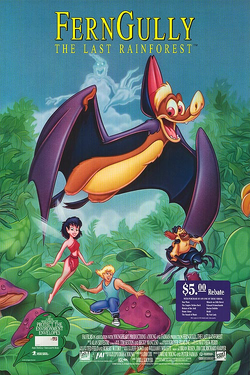 Ferngully the last rainforest poster