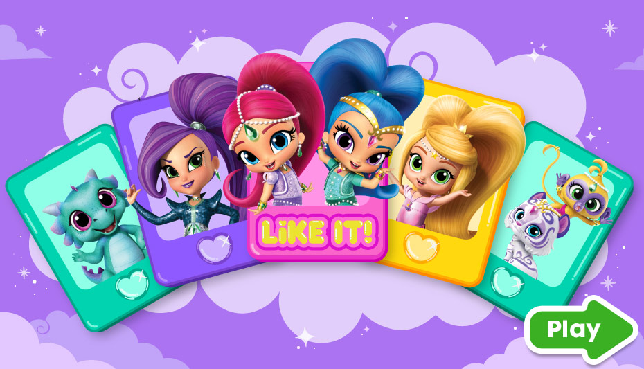 Shimmer and shine nick shop jr games