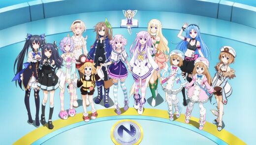 Hyperdimension Neptunia - The Animation Cover