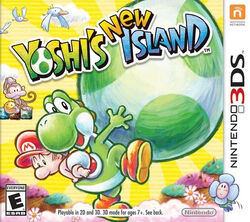 Yoshi's New Island box art