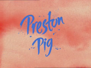 Preston Pig title