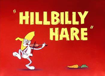 Hillbilly Hare Title Card